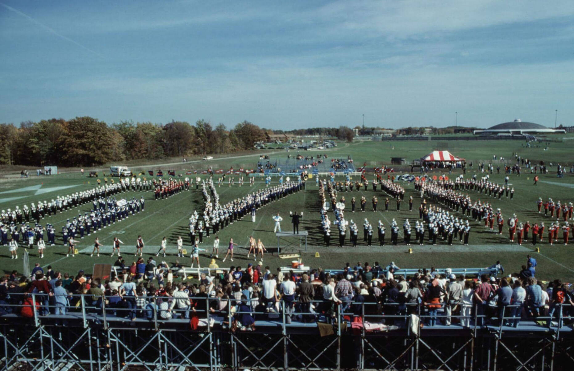 Laker Marching Band performs at first Homecoming in 1978